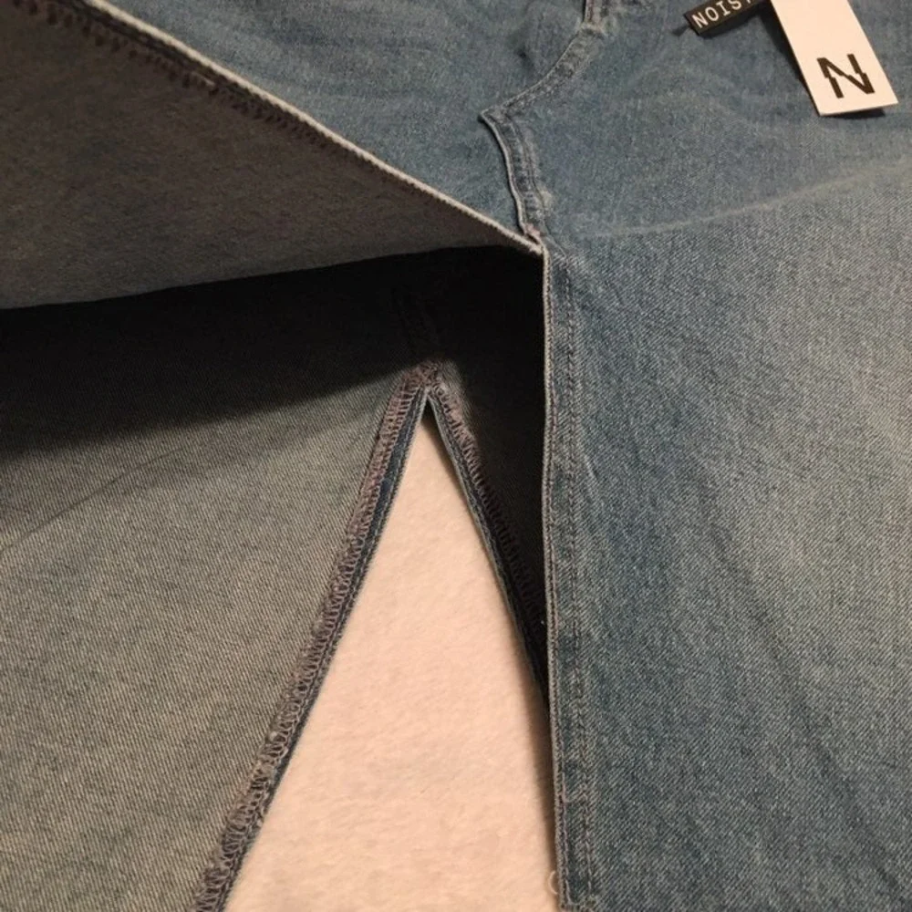 New Women's Noisy‎ May Denim Jean Skirt – Size M – Blue Mini Skirt –